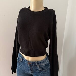 H&M Black Crew Neck Sweater
